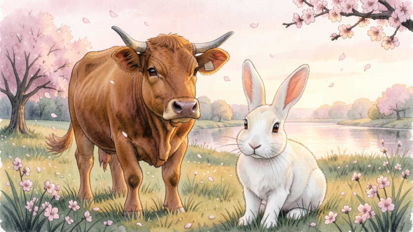 4 - Ox and Rabbit: A Gentle Connection