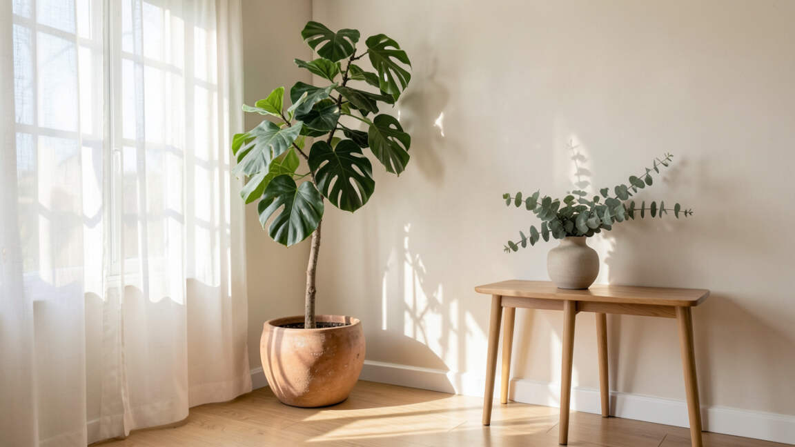 Plants and Natural Light as Energy Boosters