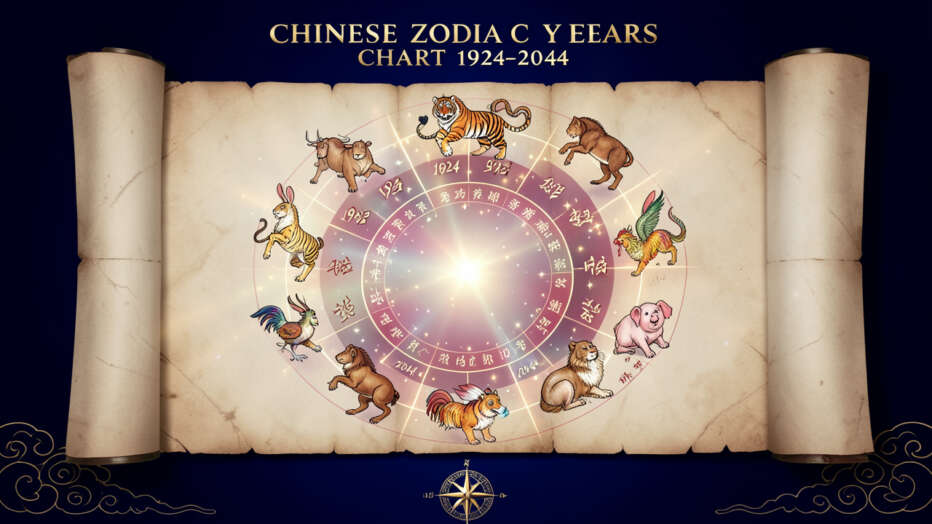 The Complete Chinese Zodiac Years Chart 1924-