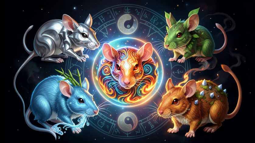 The Five Element Types of Rat