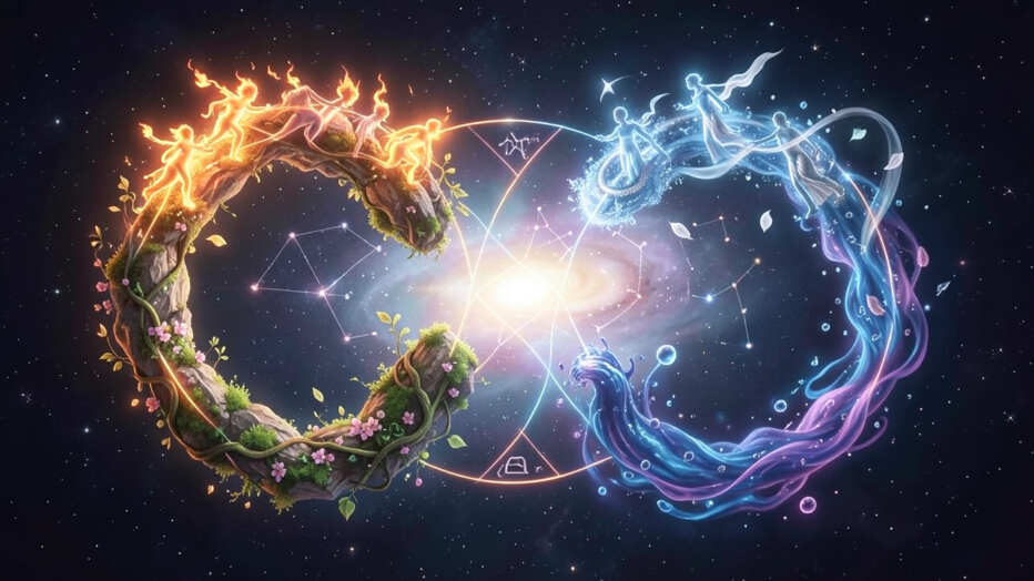 The Four Element Groups in Friendship