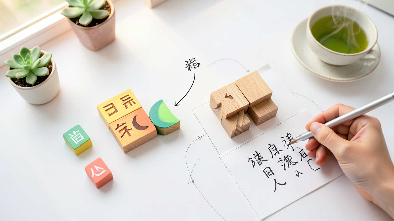 How Chinese Characters Are Built From Radicals Easily