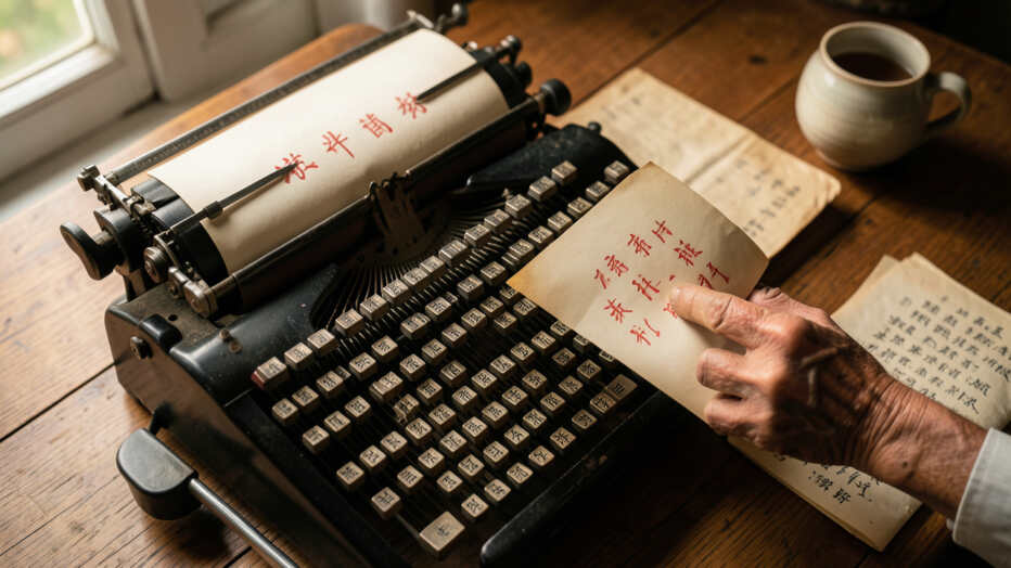 How Chinese Typewriters Actually Worked Before Digital Age